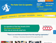 Tablet Screenshot of fostercarecooperative.co.uk